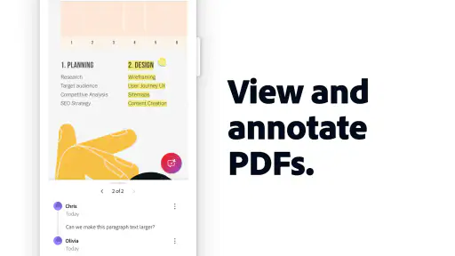 Adobe Acrobat Reader: Edit PDF screenshot