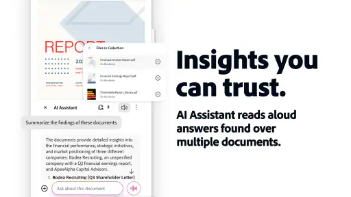 Adobe Acrobat Reader: Edit PDF screenshot