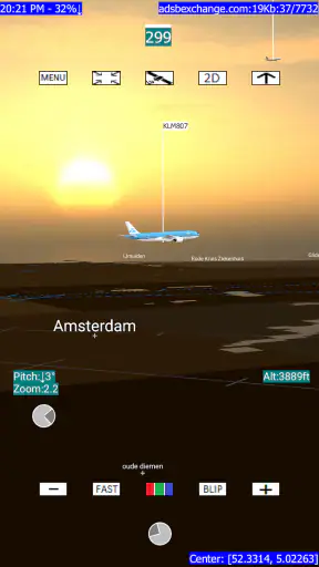 ADSB Flight Tracker screenshot