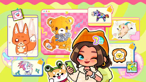 Aha World: Doll Dress-Up Game screenshot