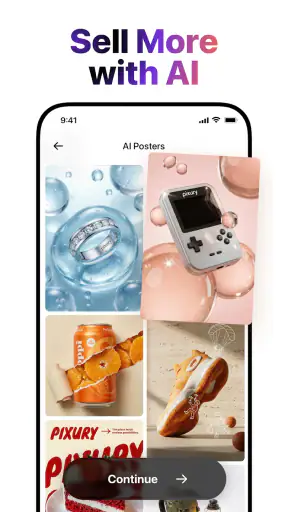 AI Product Video & Ad - Pixury screenshot