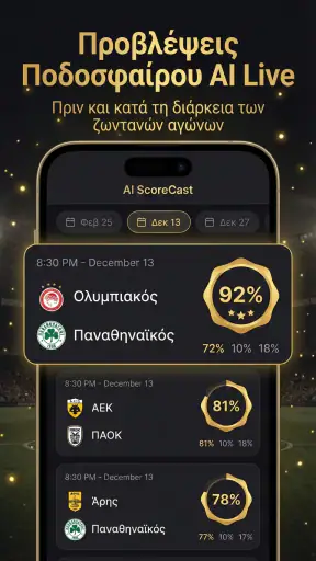 AI Προβλέψεις Ποδοσφαίρου screenshot