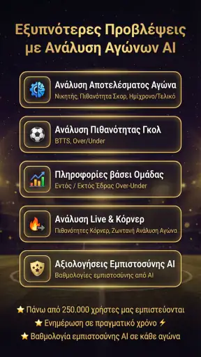 AI Προβλέψεις Ποδοσφαίρου screenshot
