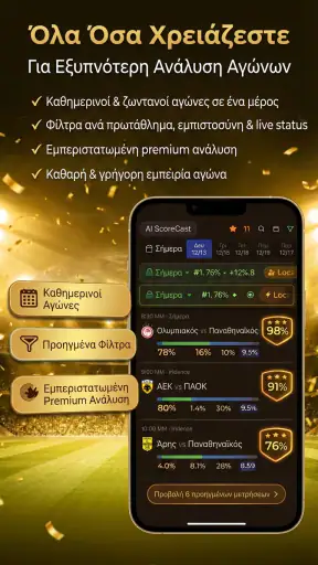 AI Προβλέψεις Ποδοσφαίρου screenshot
