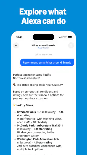 Amazon Alexa screenshot