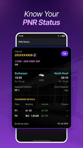 Auto Train Ticket Booking screenshot