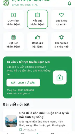 Bach Mai Care - Hồ sơ sức khoẻ screenshot