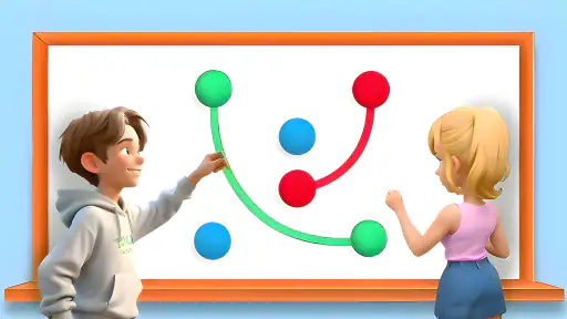 Ball Connect Puzzle: Link Dots screenshot