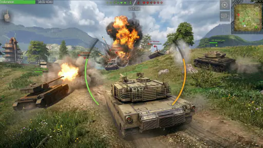 Battle Tanks：War tank games screenshot