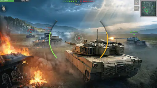 Battle Tanks：War tank games screenshot