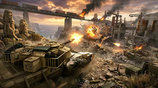 Battle Tanks：War tank games screenshot