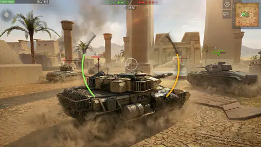 Battle Tanks：War tank games screenshot