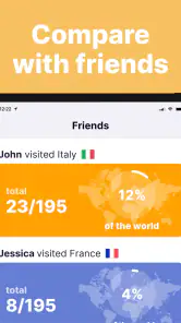 been: track visited countries screenshot