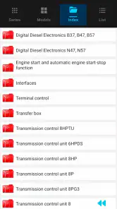 Bimma EWD - Wiring Diagrams screenshot