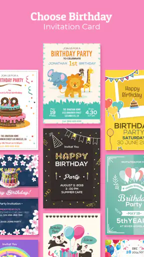 Birthday Invitation Maker screenshot