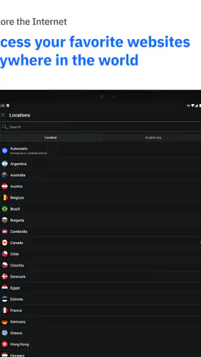 Bitdefender VPN screenshot