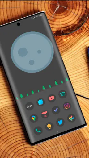 Black Pie - Icon Pack screenshot