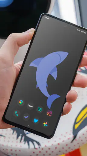 Black Pie - Icon Pack screenshot