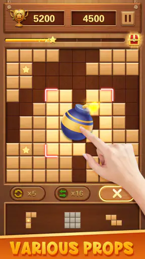 Block Puzzle Wood Blast screenshot