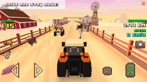 Blocky Farm Racing & Simulator screenshot