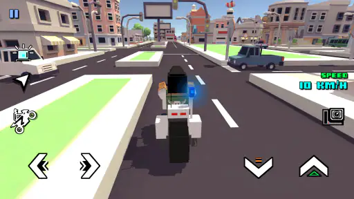 Blocky Moto Racing: Bike Rider screenshot