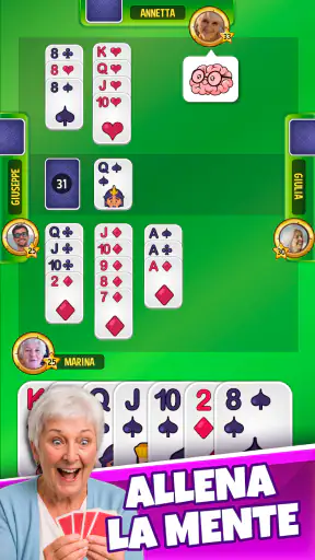 Burraco la Sfida - Online screenshot