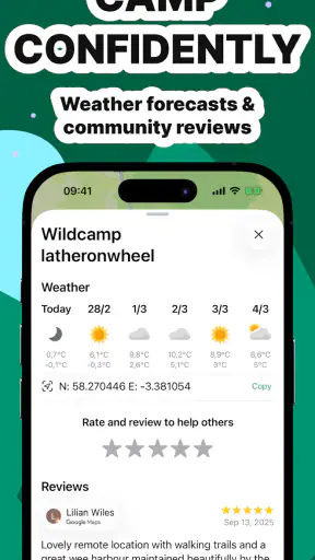 Campernight RV & Camper Spots screenshot