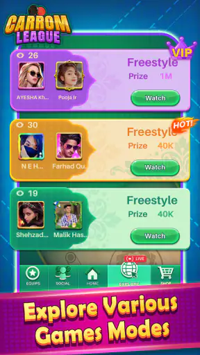Carrom League: Friends Online screenshot