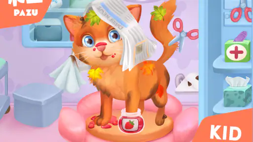 Cat game - Pet Care & Dress up screenshot