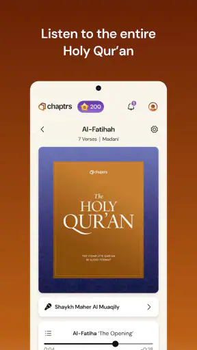 Chaptrs - Islamic Audiobooks screenshot