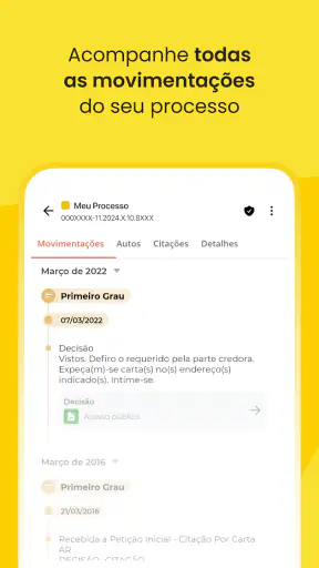 Consultar Processo - Escavador screenshot