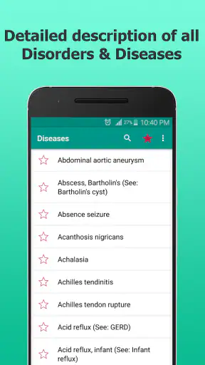 Diseases Dictionary Offline screenshot