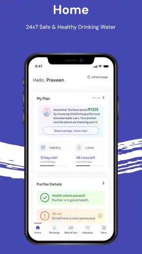 DrinkPrime Water Purifier screenshot