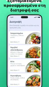 Eatr・AI Γεύματα & Δίαιτα screenshot
