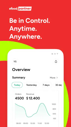 efood partner screenshot