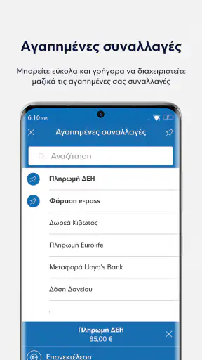 Eurobank Business App screenshot