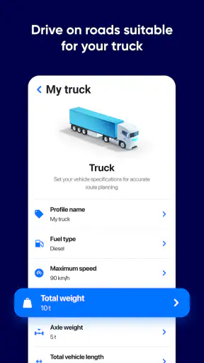 Eurowag Navigation - Truck GPS screenshot