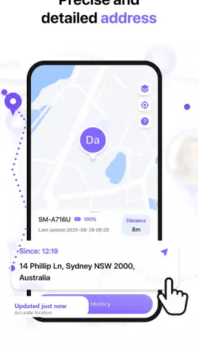 Family Tracker: Location Map screenshot