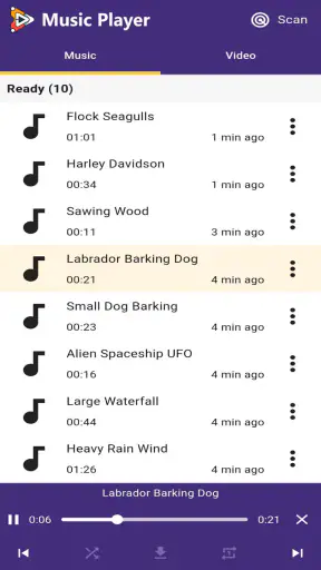 FastSave: Music Player screenshot