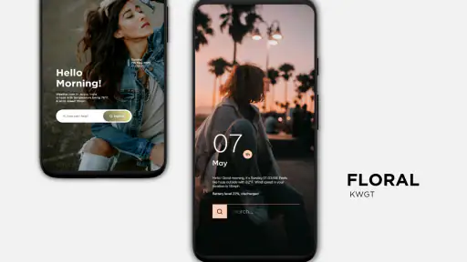Floral KWGT screenshot
