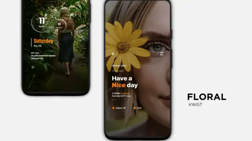 Floral KWGT screenshot