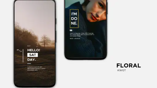 Floral KWGT screenshot