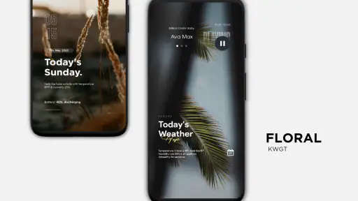 Floral KWGT screenshot