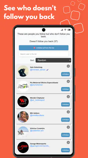 Followers & Unfollowers screenshot