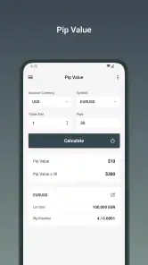 Forex Calculators screenshot