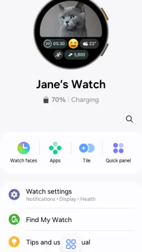 Galaxy Wearable (Samsung Gear) screenshot