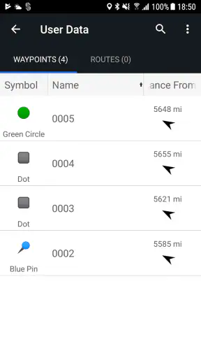 Garmin ActiveCaptain® screenshot