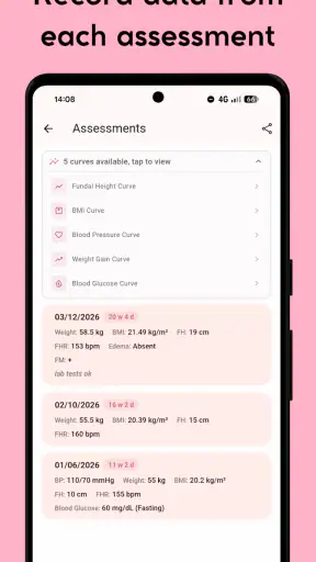 Gestational Age (baby's age) screenshot