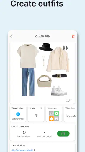 GetWardrobe AI Outfit Planner screenshot
