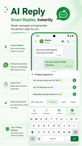 Glance: Grammar & AI Keyboard screenshot